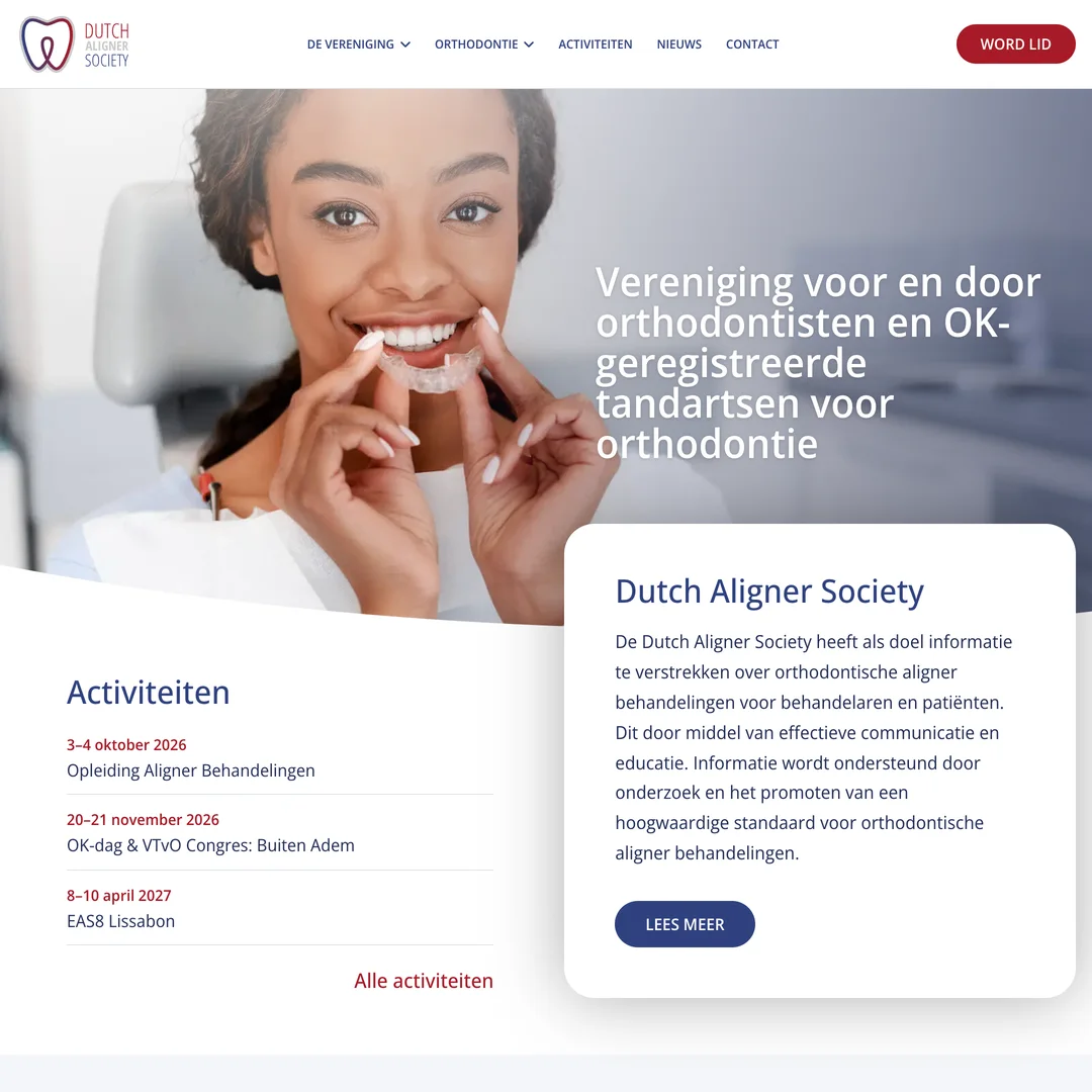 Dutch Aligner Society website